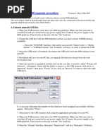 MTS/T-BERD 8000 Upgrade Procedure: A. Upgrade Using The USB Key