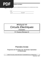 Circuits Electriques EXAMEN THEORIQUE 1