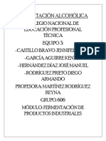 Reporte de Practica Fermentacion Alcoholica Conalep-X