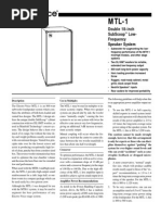 Double 18-Inch Subscoop Low-Frequency Speaker System