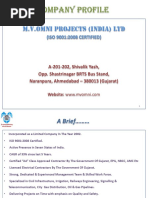 Company Profile: M.V.Omni Projects (India) LTD