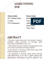 GSM Based Voting Machine1