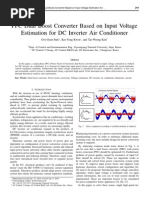 PFC Dual Boost Converter Based On Input Voltage Estimation For DC Inverter Air Conditioner