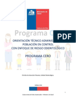 Orientacion Tecnica Programa CERO 2019