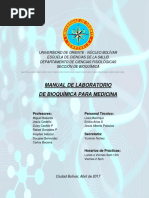 Bioquimica-Med. Guia de Laboratorio 2017