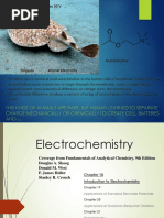 Week 5. Electrochemistry