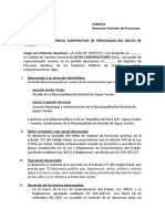 Denuncia de Incumplimiento de Funciones Municipiales Peru