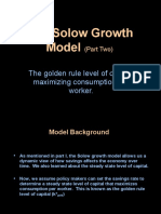 Macro4 Solow Growth Model 2 Golden Rule Lob