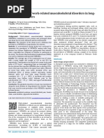 The Prevalence of Work-Related Musculoskeletal Disorders in Long-Distance Bus Drivers