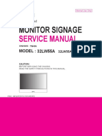 Monitor Signage: Service Manual