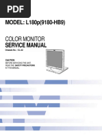 LG Monitor L180P - Chassis CL-42