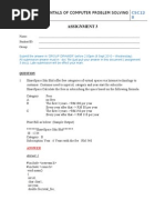 Fundamentals of Computer Problem Solving: Assignment 3