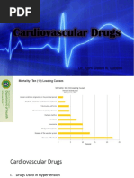 Cardiovascular Drugs: Dr. April Dawn R. Lucero