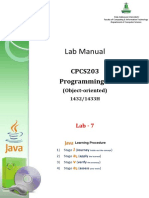 Lab Exercises - JAVA