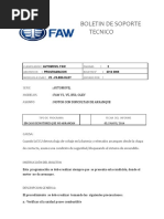 Boletin Tecnico Faw 001 Reset Ecu