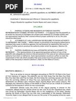 Plaintiffs-Appellants Vs Vs Defendants-Appellees Godofredo C. Montesines Alfonso E. Generoso Tengco Rosales