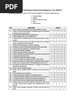 The Schutte Self Report Emotional Intelligence Test