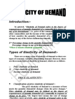 Elasticity of Demand