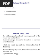 Molecular Energy Levels: Rotational Transitions