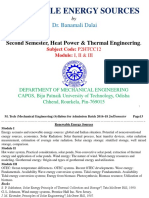 Renewable Energy Sources: Dr. Banamali Dalai