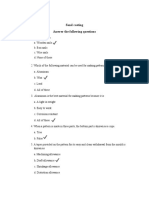 Sand Casting Answer The Following Questions