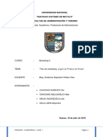 Plan de Marketing Ii Oficial PDF