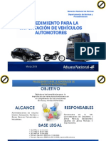 Rd-01-002-18 Procedimiento de Importación de Vehículos (Presentación)