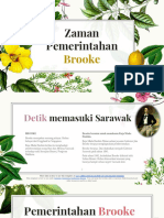 Zaman Pemerintahan Brooke - Sejarah Ringkas