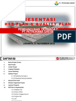 Presentasi QHSE Plan 21 Nov 2018 Petro Kimia Gresik PDF