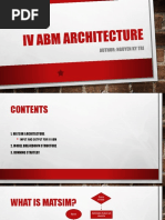 MATSim For IVABM Breakdown Structure