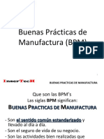 Buenas Practicas de Manufactura