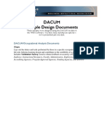 Dacum Sample Design Documents