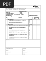 Handrail Checklist