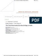 The Third Narmada Extrados Bridge in India: Bridge Designer™: Case Study #3