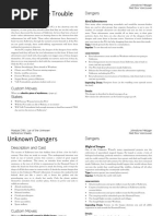 Dungeon World - (DW1) Lair of The Unknown - Reference Sheets