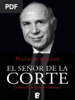 Aguiar Natalia. El Señor de La Corte. La Historia de Ricardo Lorenzetti PDF