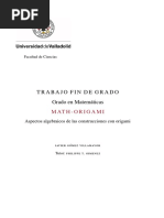 Tesis Matematica y Origami PDF