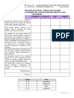 Escala Estimativa - Círculo de Lectores