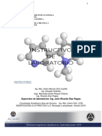 Instructivo de Laboratorio de Química Orgánica 2 Primer Semestre de 2019 Version Revisada y Ampliada