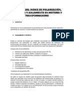 E5 Medicion Del Indice de Polarizacion Del Trafo Trif