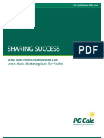 What Non-Profits Can Learn From For-Profit Marketing Leaders About Strategy and Planning