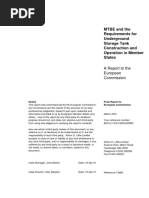 MTBE Underground Tank Document