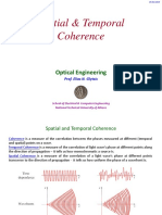 Spatial & Temporal Coherence: Optical Engineering