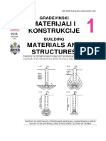 Materijali I Konstrukcije Materials and Structures: GRA Đevinski