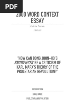 2000 Word Essay Presentation 