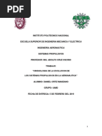 Cronologia de La Evolucion de Los Sistemas Propulsivos