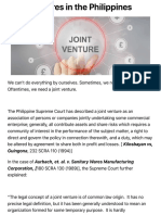 Joint Ventures in The Philippines - Nicolas & de Vega Law Offices