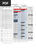 Tabla Estudio de Trabajo - Toma de Tiempo Westinghouse