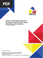 BADAC Functionality Audit and BDCP Monitoring and Evaluation Technical Guide Notes PDF