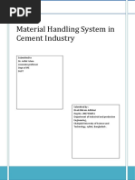 Material Handling System in Cement Industry